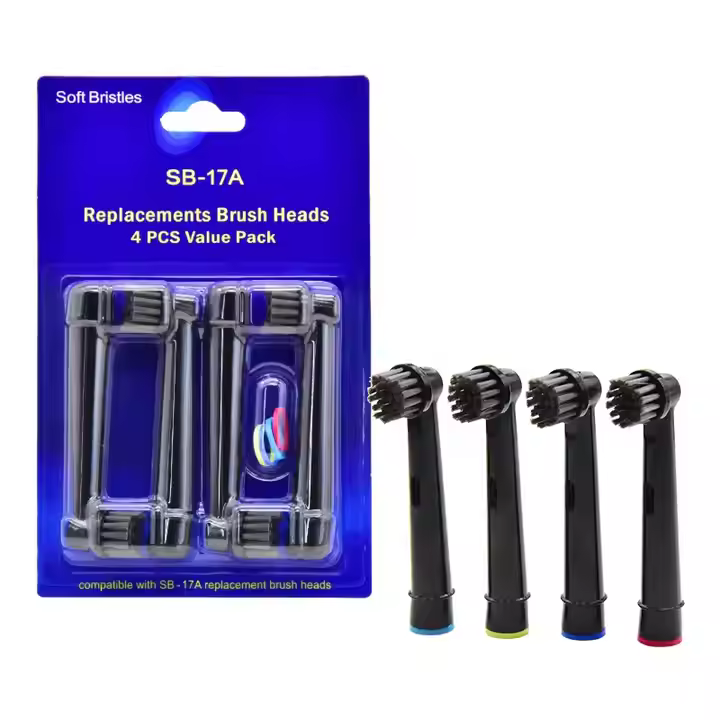 Black Round Head Factory Sale Electric Toothbrush Heads SB17A Compatible